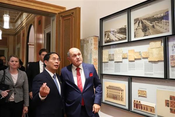 Foreign Minister Bui Thanh Son pays official visit to Austria hinh anh 2