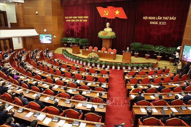 Press release of closing session of 13th Party Central Committee’s sixth plenum hinh anh 1