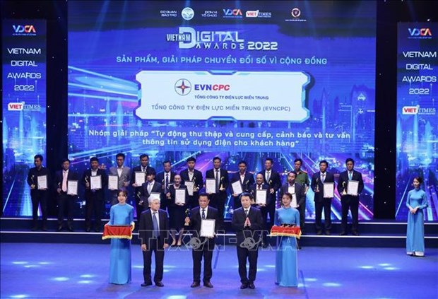 EVN honoured at Vietnam Digital Awards 2022 hinh anh 1