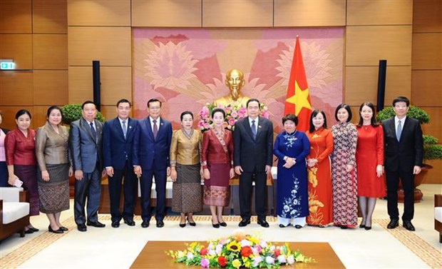 Vietnamese, Lao NAs share experience in social affairs hinh anh 1