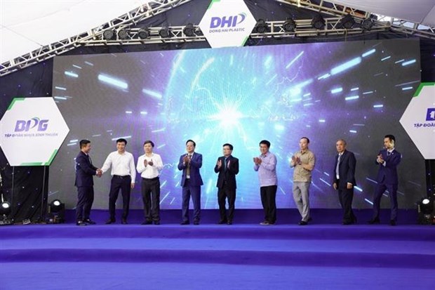 Plastic factory using circular recycling technology inaugurated in Hai Duong hinh anh 1
