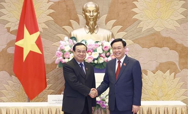 Vietnam values, prioritises traditional ties with Laos, Cambodia: top legislator hinh anh 1