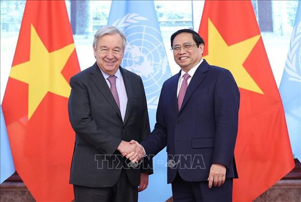 Prime Minister receives UN Secretary-General hinh anh 1