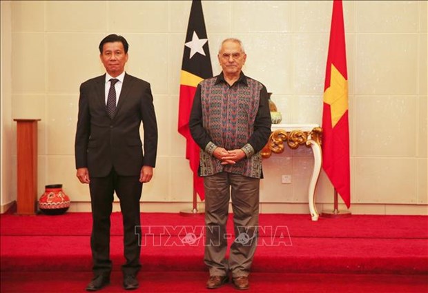 Ambassador presents credentials to Timor Leste’s President hinh anh 1