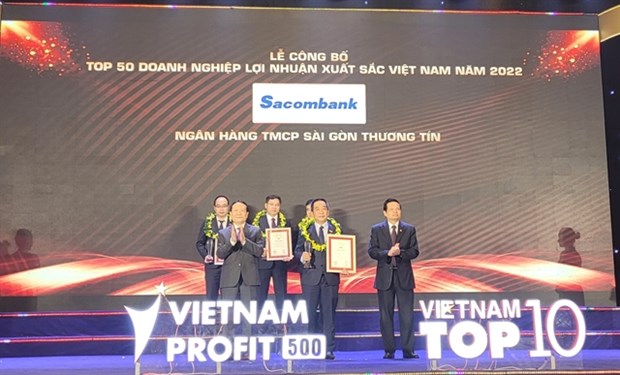 Sacombank remains among 50 best profitable firms for 6th year hinh anh 1