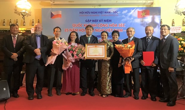 Association honoured for boosting ties with Czech Republic hinh anh 1