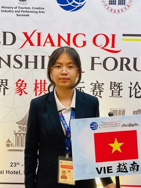 Vietnam wins two gold medals at world xiangqi championship hinh anh 1
