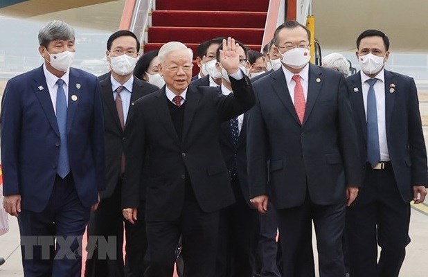 Chinese media spotlights Vietnamese Party leader’s visit hinh anh 1