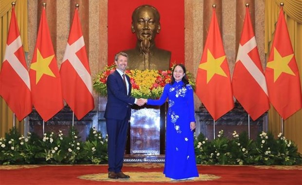 Vice President meets with Danish Crown Prince hinh anh 2