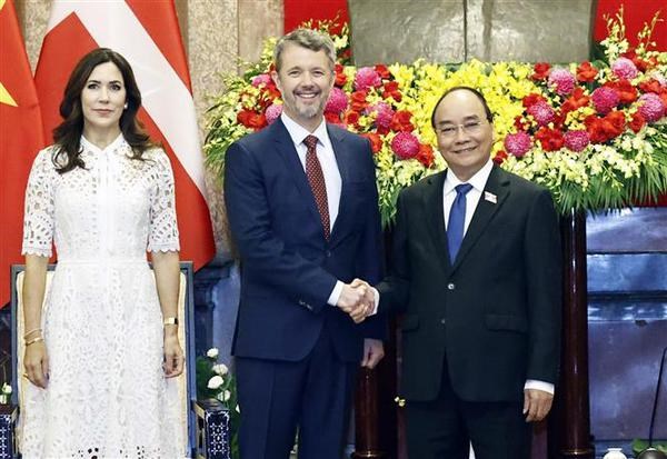 President hosts Danish Crown Prince hinh anh 1