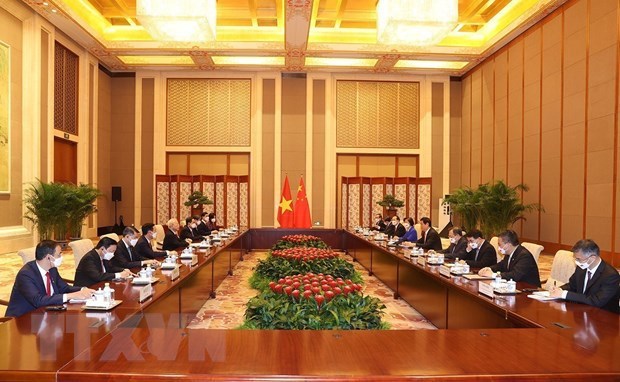 Party chief affirms support for Vietnam-China legislative ties hinh anh 2