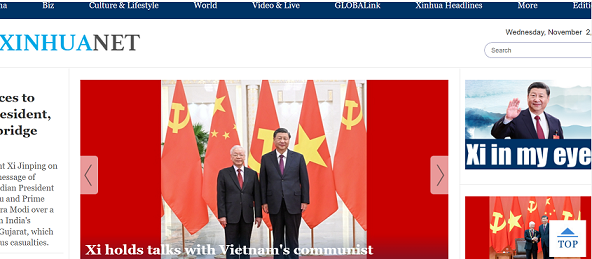 Party leader’s visit receives China’s intensive media coverage hinh anh 1