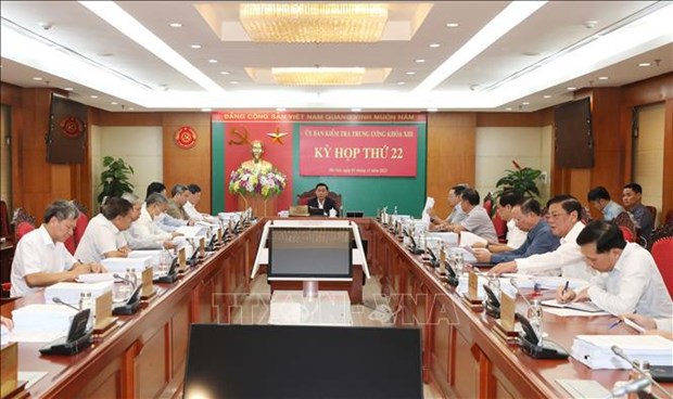 Party Central Committee’s Inspection Commission holds 22nd meeting hinh anh 1