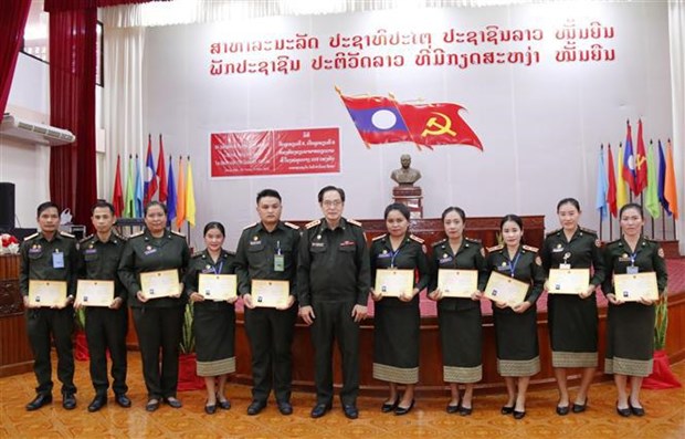 Training course held for Lao 103 Military Hospital’s staff hinh anh 1