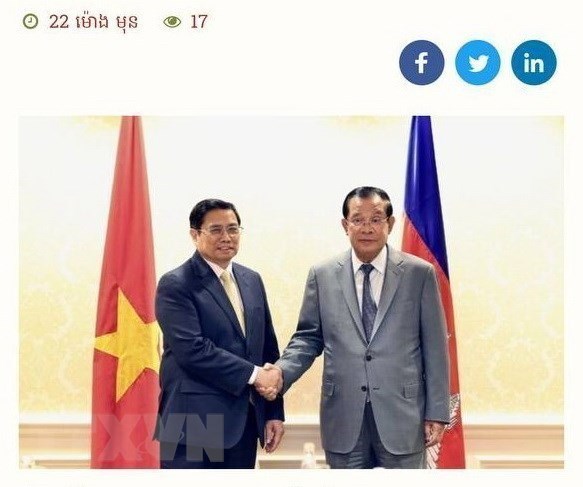 Prime Minister’s upcoming visit makes headlines in Cambodia hinh anh 2