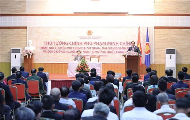 PM appreciates contributions by overseas Vietnamese in Cambodia hinh anh 1