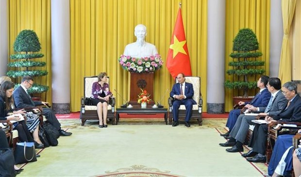 President welcomes South Australia Governor hinh anh 1