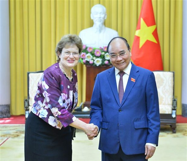 President welcomes South Australia Governor hinh anh 2