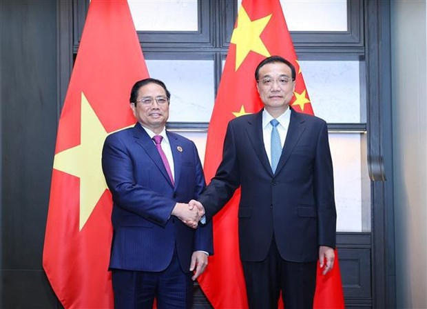Vietnam gives top priority to developing ties with China: PM hinh anh 1
