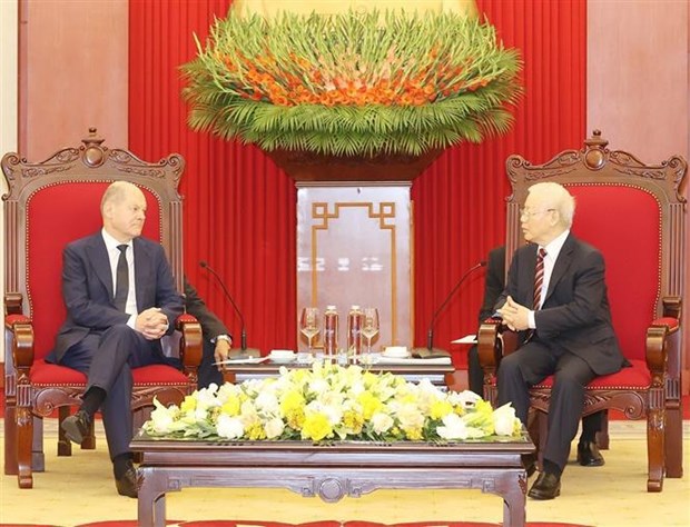 Vietnam treasures Strategic Partnership with Germany: Party chief hinh anh 1