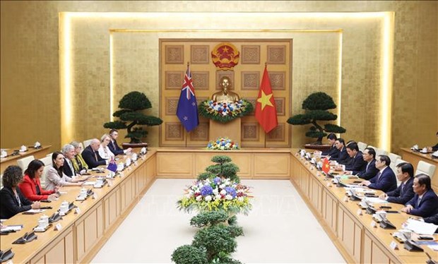 Vietnamese PM holds talks with New Zealand counterpart hinh anh 1