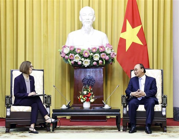 Vietnam treasures cooperation with Oregon state: President hinh anh 2