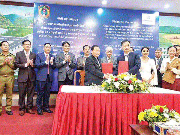 Korean company invests in mega project in Laos hinh anh 1