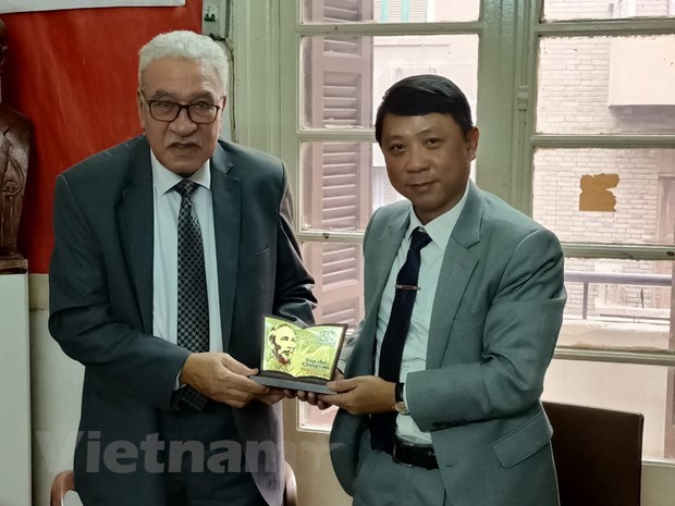 Communist Review delegation meets political parties in Egypt hinh anh 1