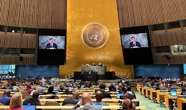 Vietnam calls for end to conflict in Ukraine at UNGA’s emergency session hinh anh 1