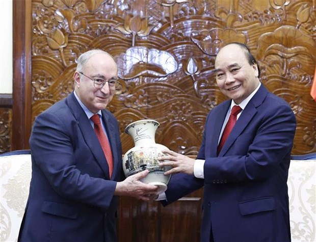 President hosts leader of World University Service of Germany hinh anh 1