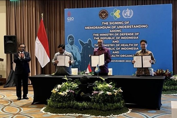 Indonesia, MoU WHO hinh anh 1 untuk mendirikan Pusat Pelatihan Multilateral