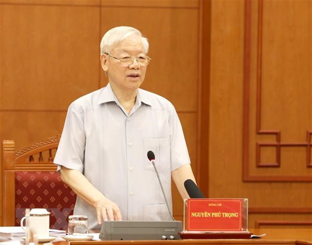 Party chief orders more drastic actions against corruption hinh anh 1