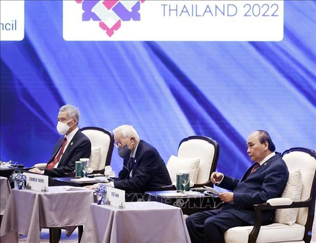 President attends dialogue between APEC leaders, ABAC hinh anh 1
