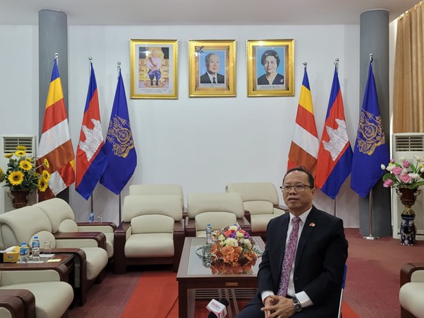 Cambodia-Vietnam relationship is outstanding: Ambassador hinh anh 1