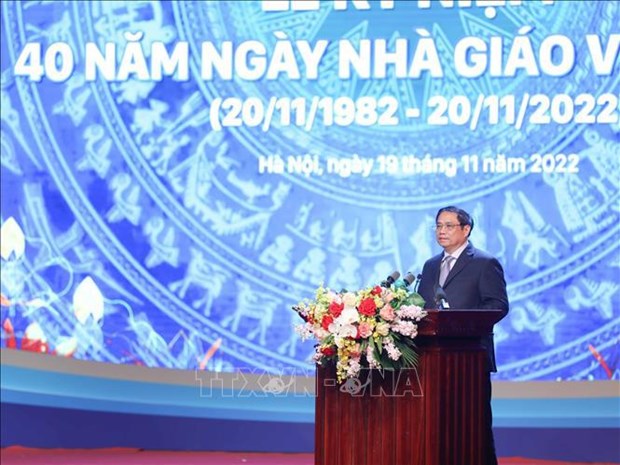 PM expresses gratitude to over 1.6 million teachers nationwide hinh anh 1