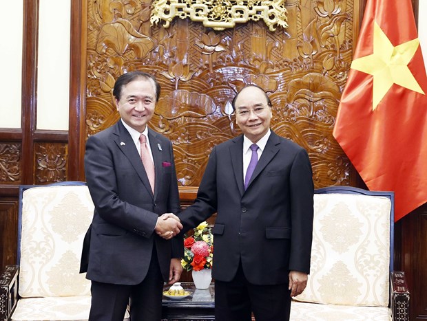 President receives governor of Japanese Kanagawa prefecture hinh anh 1