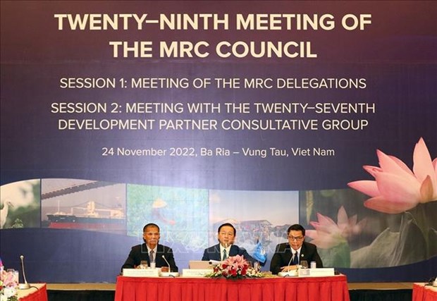 Ba Ria-Vung Tau hosts 29th meeting of Mekong River Commission Council hinh anh 1