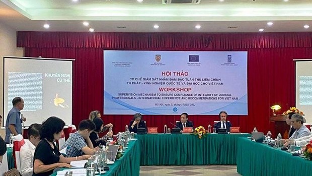 Workshop looks into integrity compliance of judicial professionals hinh anh 1