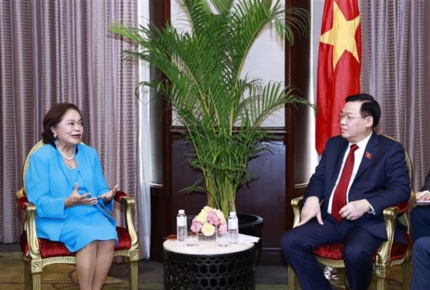 NA Chairman receives President of Clark Development Corporation hinh anh 2