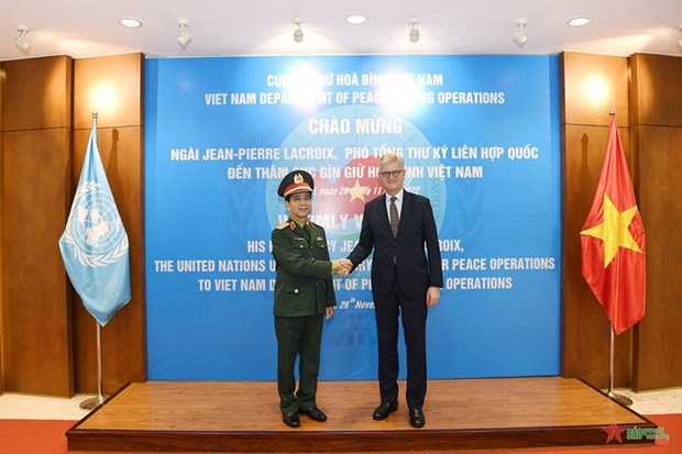 UN official visits Vietnam Department of Peacekeeping Operations hinh anh 1