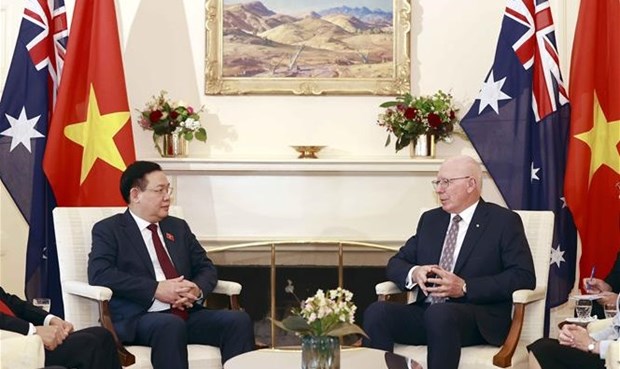 Top Vietnamese legislator meets with Australian Governor-General hinh anh 1