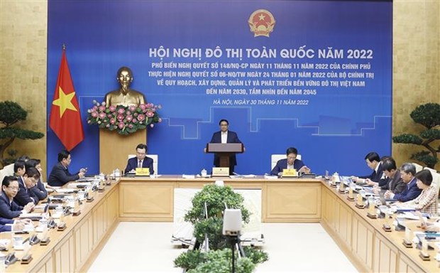 Prime Minister chairs national urban conference 2022 hinh anh 1