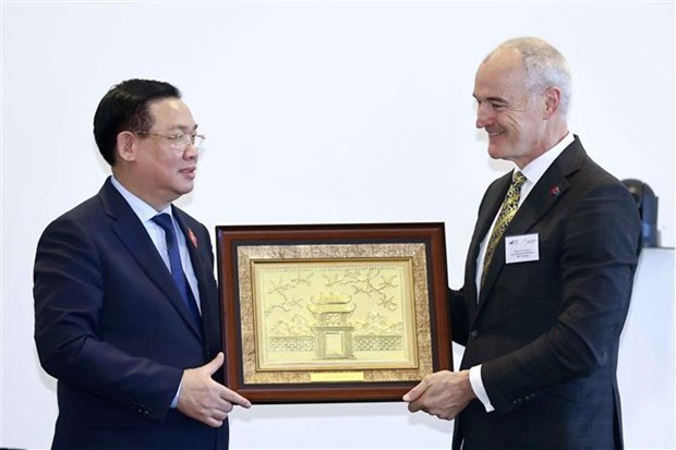 NA Chairman receives President of RMIT University hinh anh 1