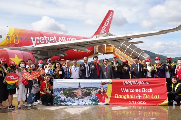 Thai Vietjet resumes Da Lat-Bangkok route, offering discounted tickets hinh anh 1