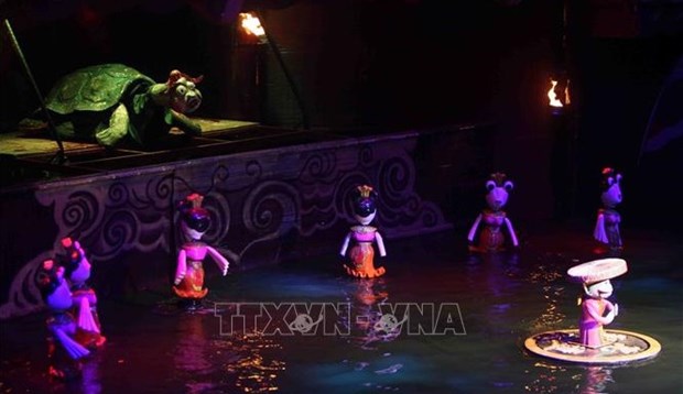 Vietnamese water puppetry introduced to French public hinh anh 1