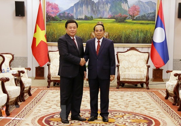 President of Ho Chi Minh National Academy of Politics visits Laos hinh anh 1