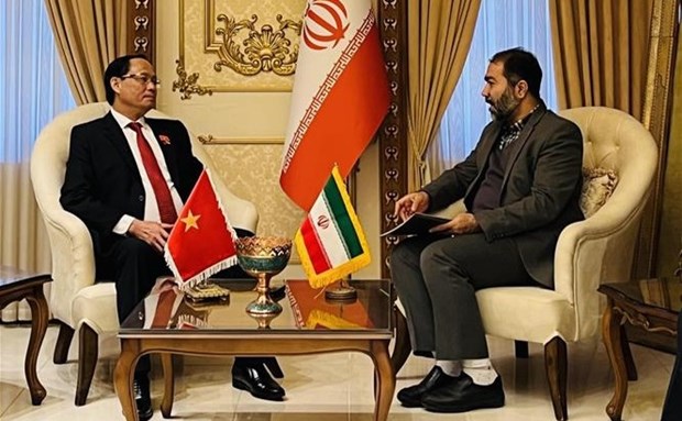 National Assembly Vice Chairman meets Iranian officials hinh anh 1