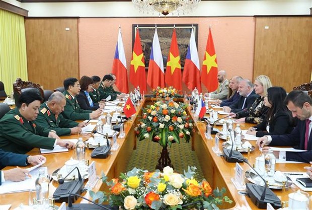 Defence Minister holds talks with visiting Czech counterpart hinh anh 2