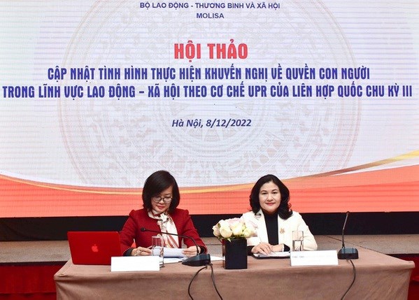 Human rights promoted in labour, social, gender equality aspects hinh anh 1