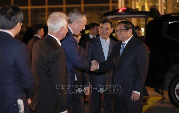 Prime Minister leaves for ASEAN-EU commemorative summit, visit to three European countries hinh anh 1